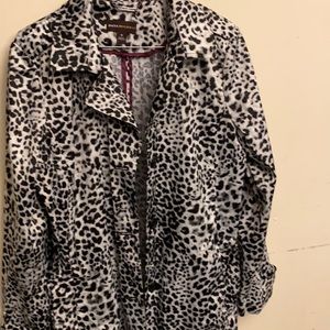 Women’s Animal print jacket size Medium